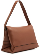 Victoria Beckham Chain Leather Pouch - Tan - One Size