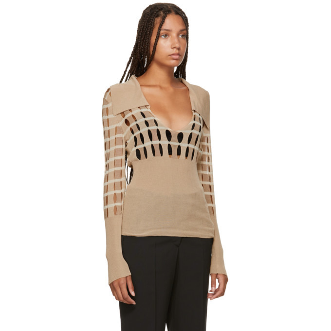 Jacquemus Beige La Maille Lamia Sweater Jacquemus