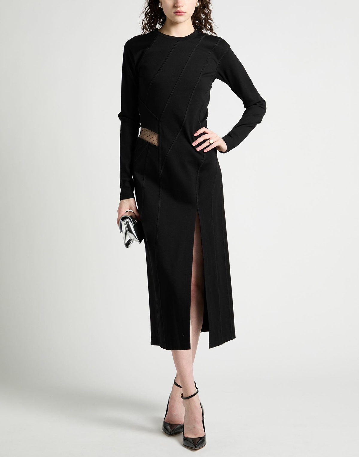 Koché Womens Maxi dress in Black