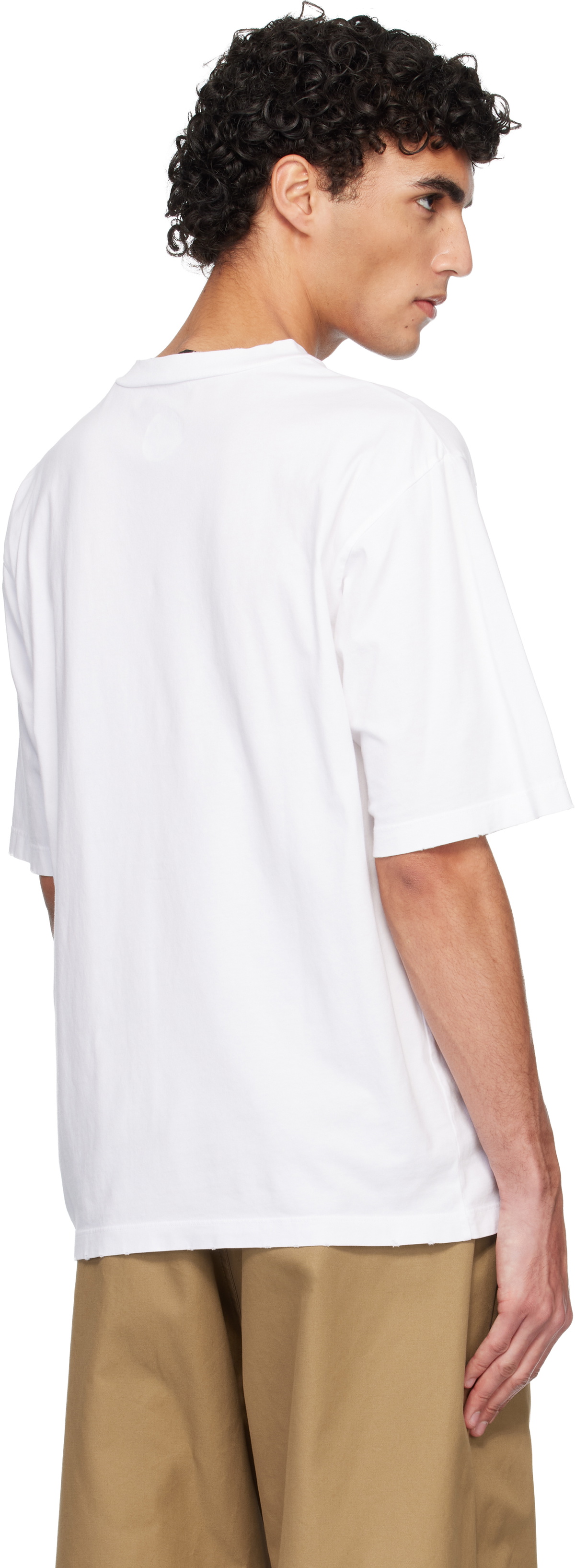 Dsquared2 White Loose Fit T-shirt