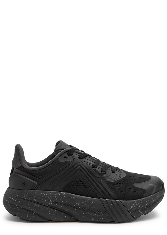 Photo: Represent 247 Arc-1 Runner Panelled Mesh Sneakers Black