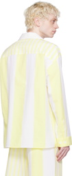 Maison Kitsuné Yellow & White Hotel Olympia Edition Shirt