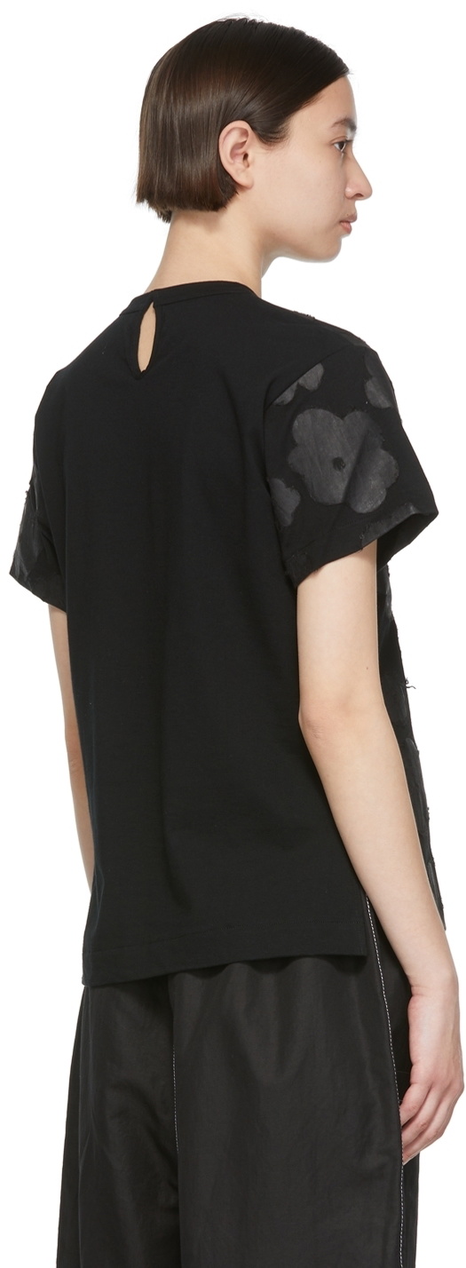 Tricot Comme des Garçons Black Cotton T-Shirt
