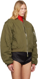 Entire Studios Khaki A-4 Bomber Jacket