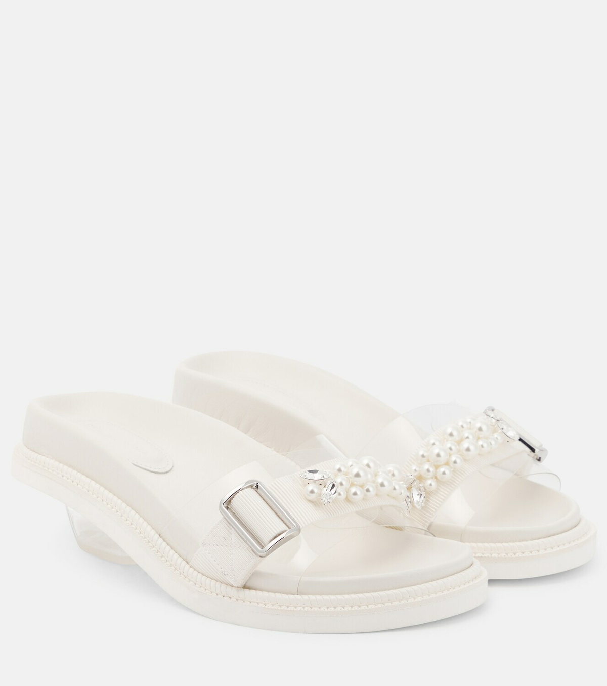 Simone Rocha - Leather slides Simone Rocha