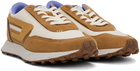 Diesel White & Tan S-Racer LC Sneakers