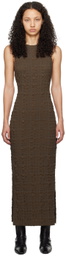 Nanushka Brown Sterre Midi Dress