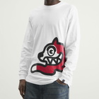ICECREAM Men's Jumbo Running Dog Long Sleeve T-Shirt in White