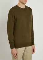 Tods Crew-neck Cotton-knit Jumper Brown
