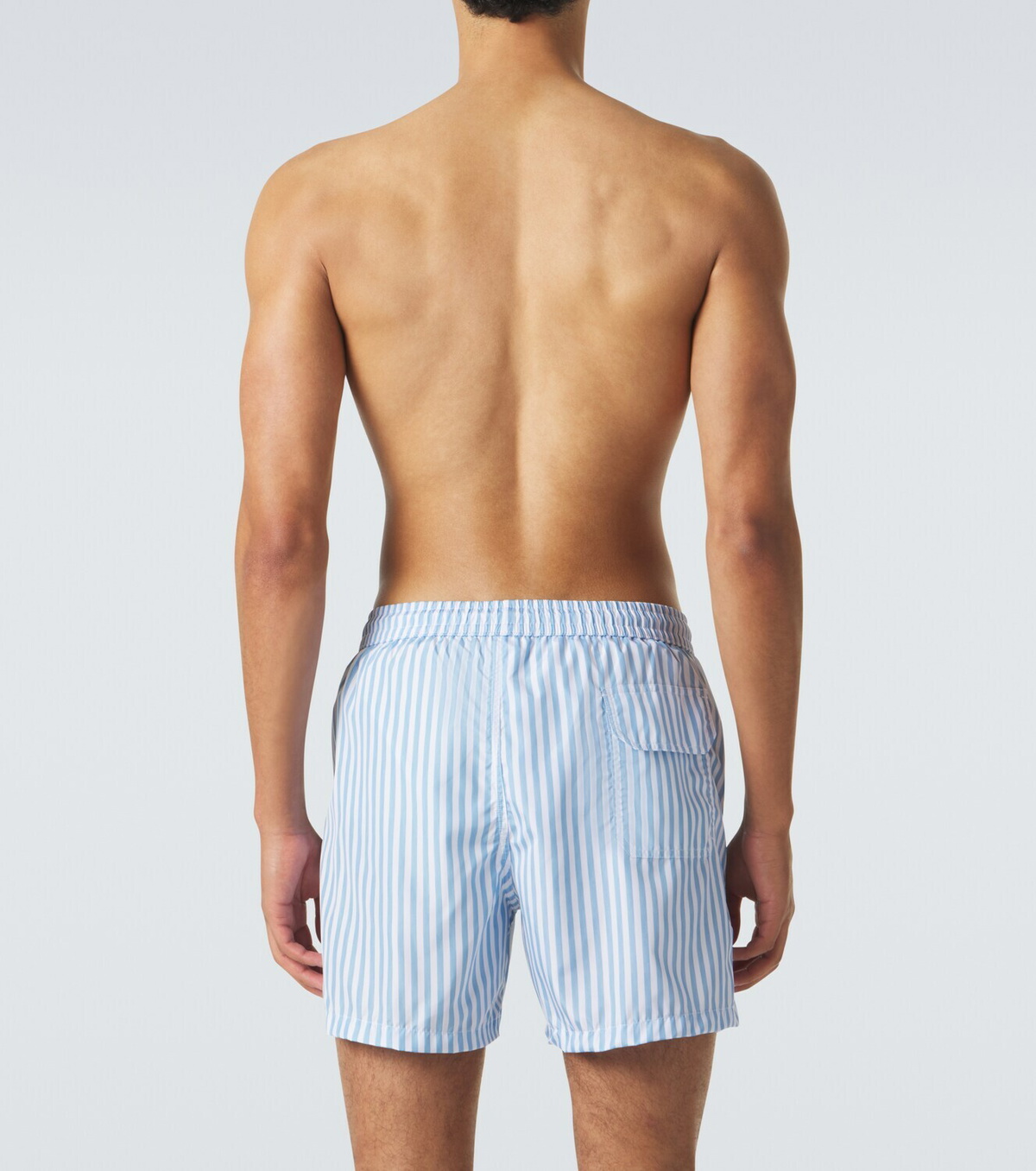 Thom Sweeney Striped swim trunks