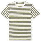 Alex Mill - Slim-Fit Striped Slub Cotton-Jersey T-Shirt - Army green
