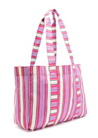 Damson Madder Striped Canvas Tote - Pink - One Size
