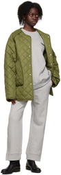 Trunk Project SSENSE Exclusive Khaki Quilted Jacket