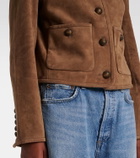 Veronica Beard Andrea suede jacket