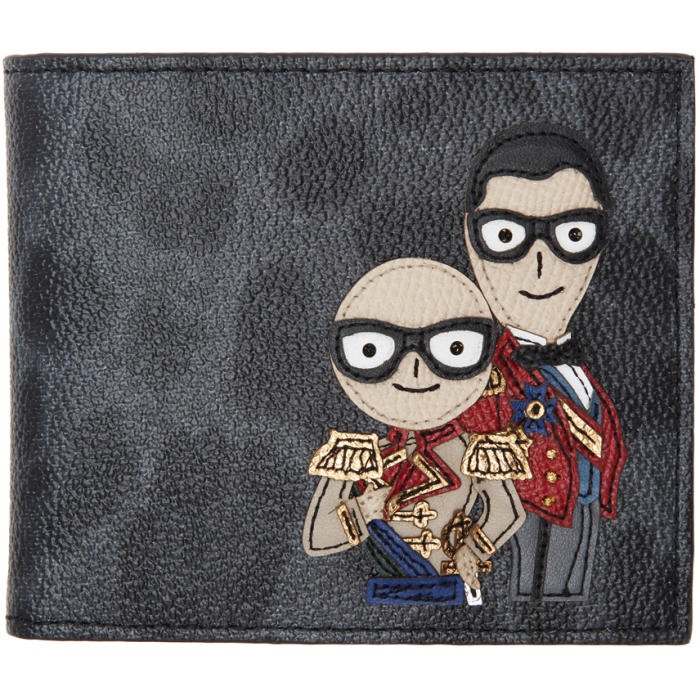 Photo: Dolce and Gabbana Grey Leopard Knight Designers Wallet