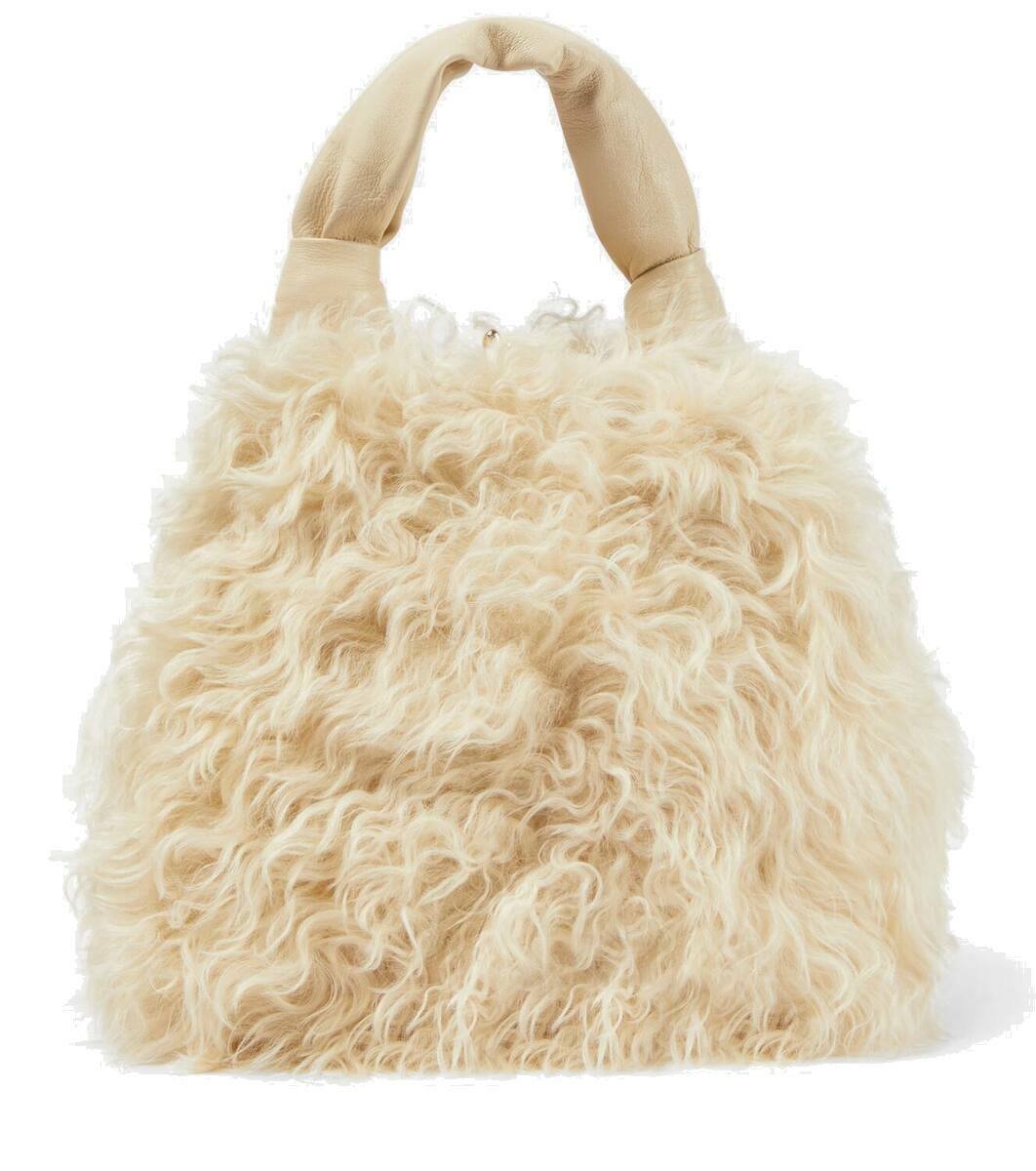 ★JILL BY JILLSTUART★KEVIN SHEARLING TOTE BAG ☆JILL BY JILLSTUART☆KEVIN SHEARLING TOTE BAG