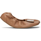 MM6 Maison Margiela Brown Numeric Anatomic Ballerina Flats