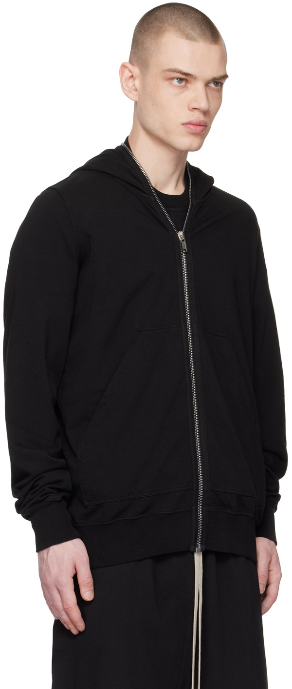 Rick Owens Drkshdw Black Zip Hoodie Rick Owens Drkshdw