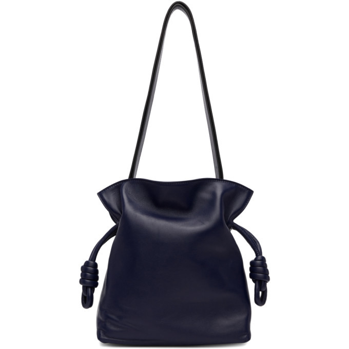 Loewe Navy Small Flamenco Knot Bag Loewe