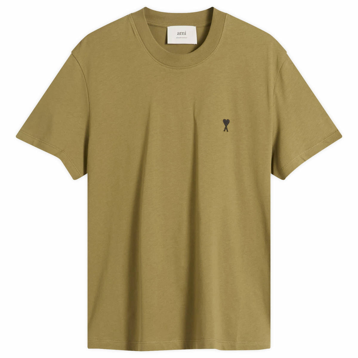 【ami】◆Paris Logo Patch Short Sleeve T-Shirt◆正規品◆ AMI Paris logo-patch T-shirt | Neutrals | FARFETCH