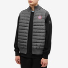 Canada Goose Men's Hybridge Knit Vest in Iron Grey