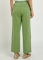 American Vintage Plizzy Logo-print Cotton Sweatpants Light Green