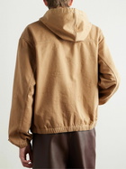 Givenchy - Logo-Jacquard Denim Hooded Jacket - Neutrals