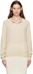ÉTERNE Off-White Brady Sweater