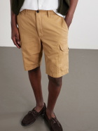 Slowear - Straight-Leg Cotton and Linen-Blend Shorts - Neutrals