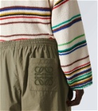 Loewe Paula's Ibiza cotton-blend wide-leg pants