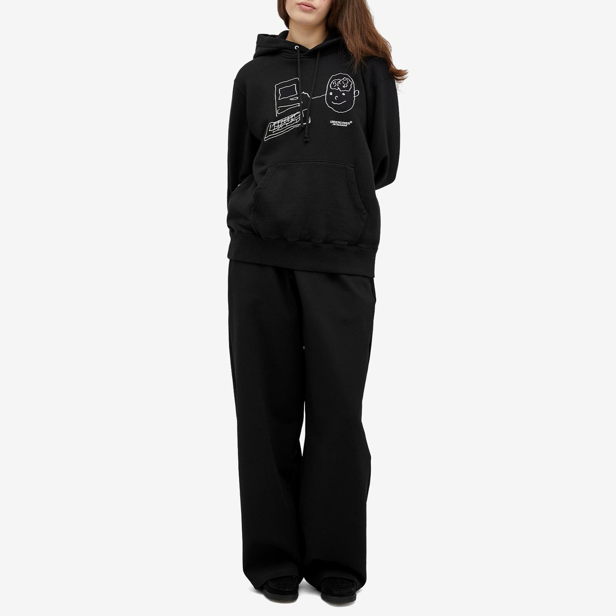 Undercover Women's Hooded Sweatshirt in Black