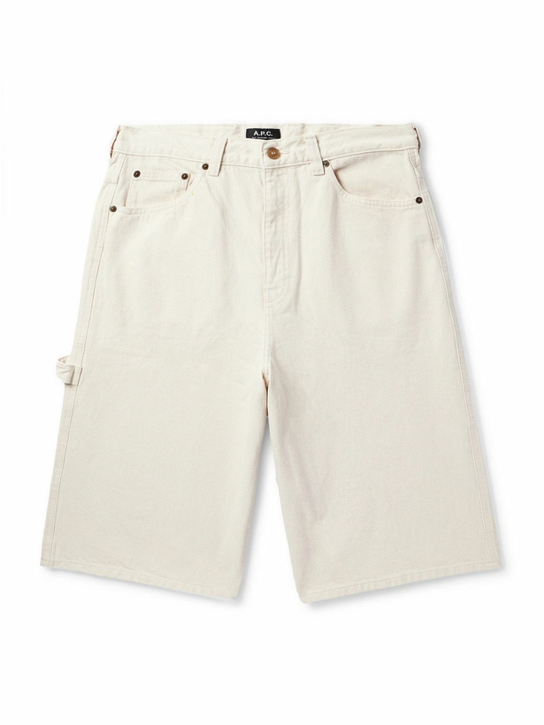 Photo: A.P.C. - Westland Denim Shorts - Neutrals