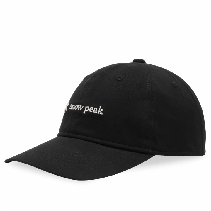 Photo: Snow Peak Men's Logo Cap in Black