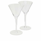 Service Projects Walter Mini Martini Glasses - Set of 2 in Clear 