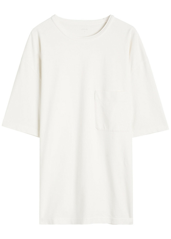 Photo: Lemaire Short Sleeve Cotton T-shirt Cream