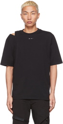 HELIOT EMIL Black Deconstructed T-Shirt