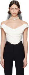 Vivienne Westwood SSENSE Bridal Capsule Silk Cady Comet Corset