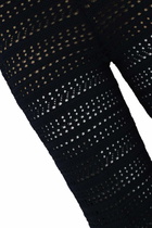 TwinSet Perforated Viscose Knit Trousers