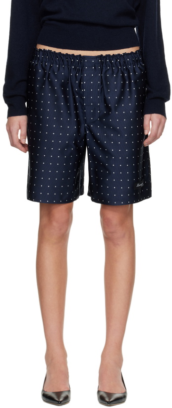 Photo: HommeGirls Navy Long Boxer Shorts