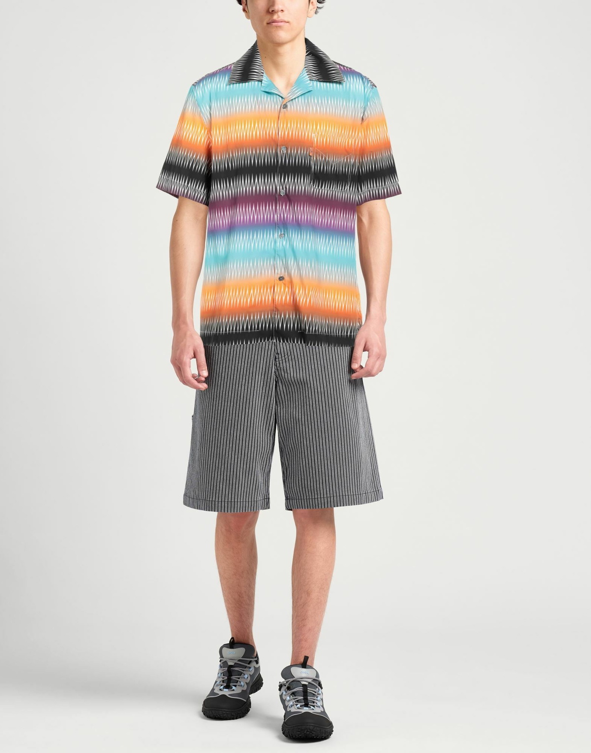 Missoni Mens Shirt Sky in Blue