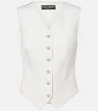 Dolce&Gabbana Wool and silk-blend vest