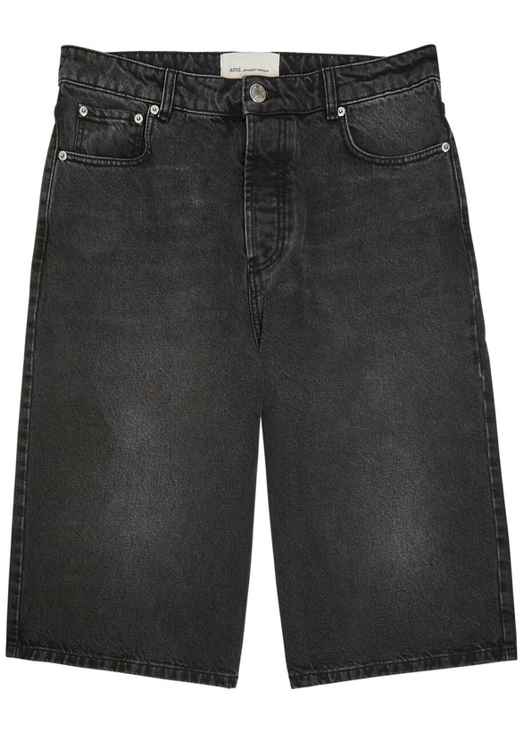 Photo: Ami Paris Denim Shorts Black