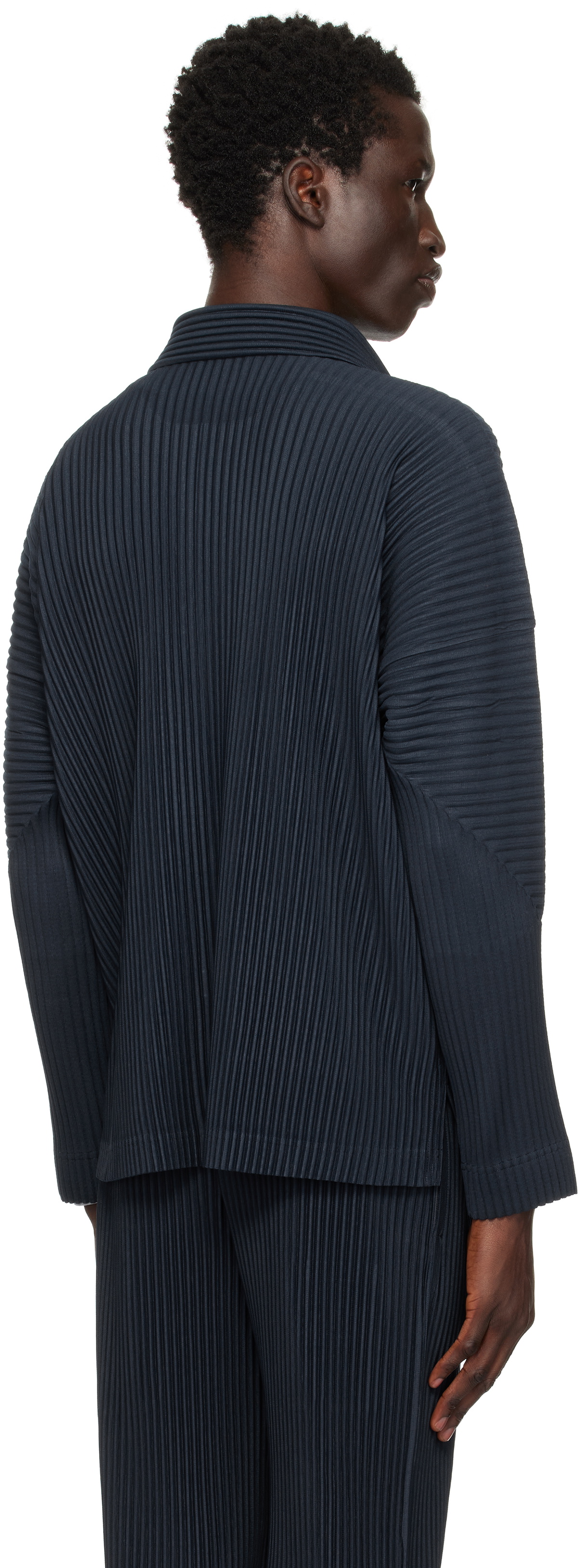 HOMME PLISSÉ ISSEY MIYAKE Navy Monthly Color November Shirt Homme