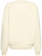 OFF-WHITE Flocked Cotton Crewneck Sweater