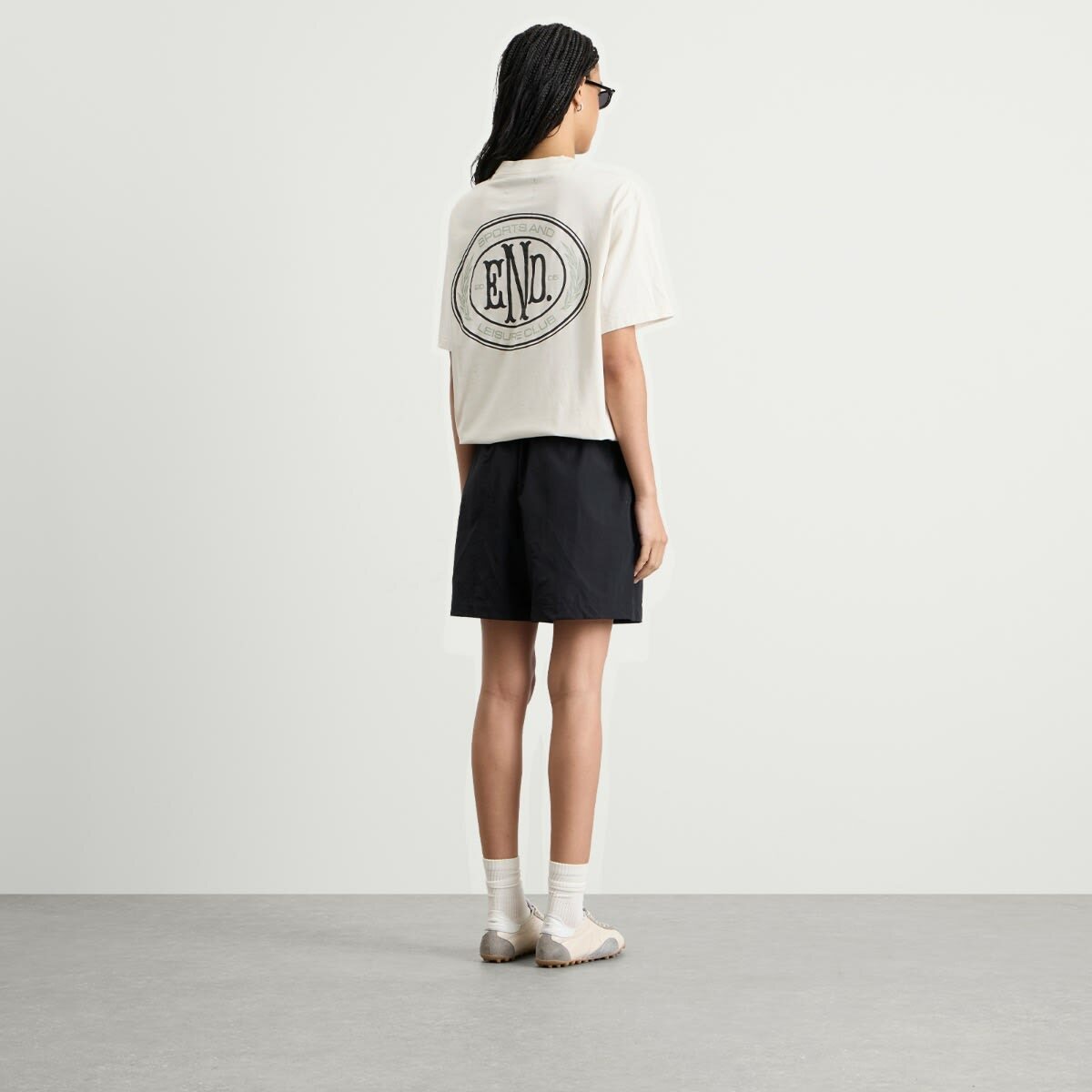END. Leisure T-Shirt in Smoke White