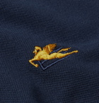 Etro - Cotton-Piqué Polo Shirt - Blue