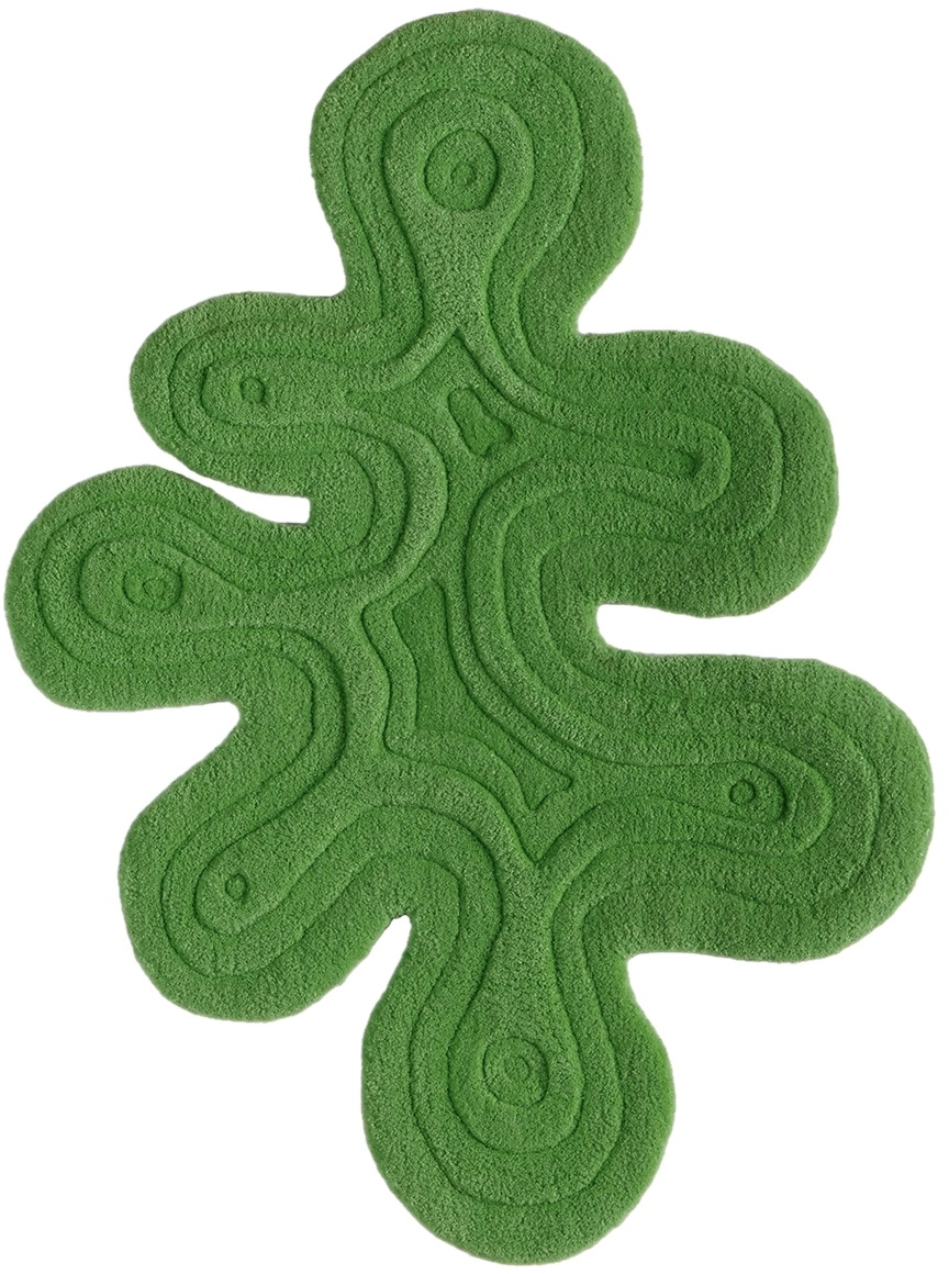 Mush Studios Green Small Dune Rug