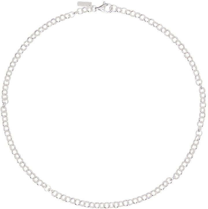 Photo: Hatton Labs Silver Diamond Cut Belcher Necklace