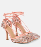 Bottega Veneta - Sparkle Stretch embellished sandals