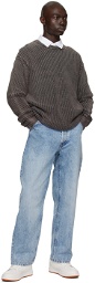 Calvin Klein Gray Faded Sweater